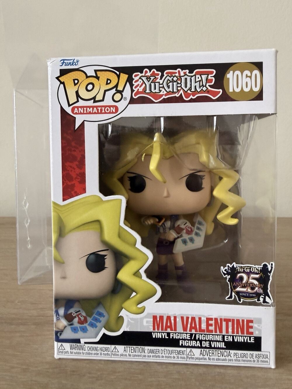 Funko Pop Yu-Gi-Oh Mai Valentine #1060 25th Anniversary w/ Protector